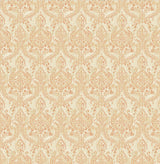 A-Street Prints 1014-001818 Waverly Rust Petite Damask Wallpaper