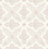 A-Street Prints 1014-001830 Off Beat Ethnic Grey Geometric Floral Wallpaper