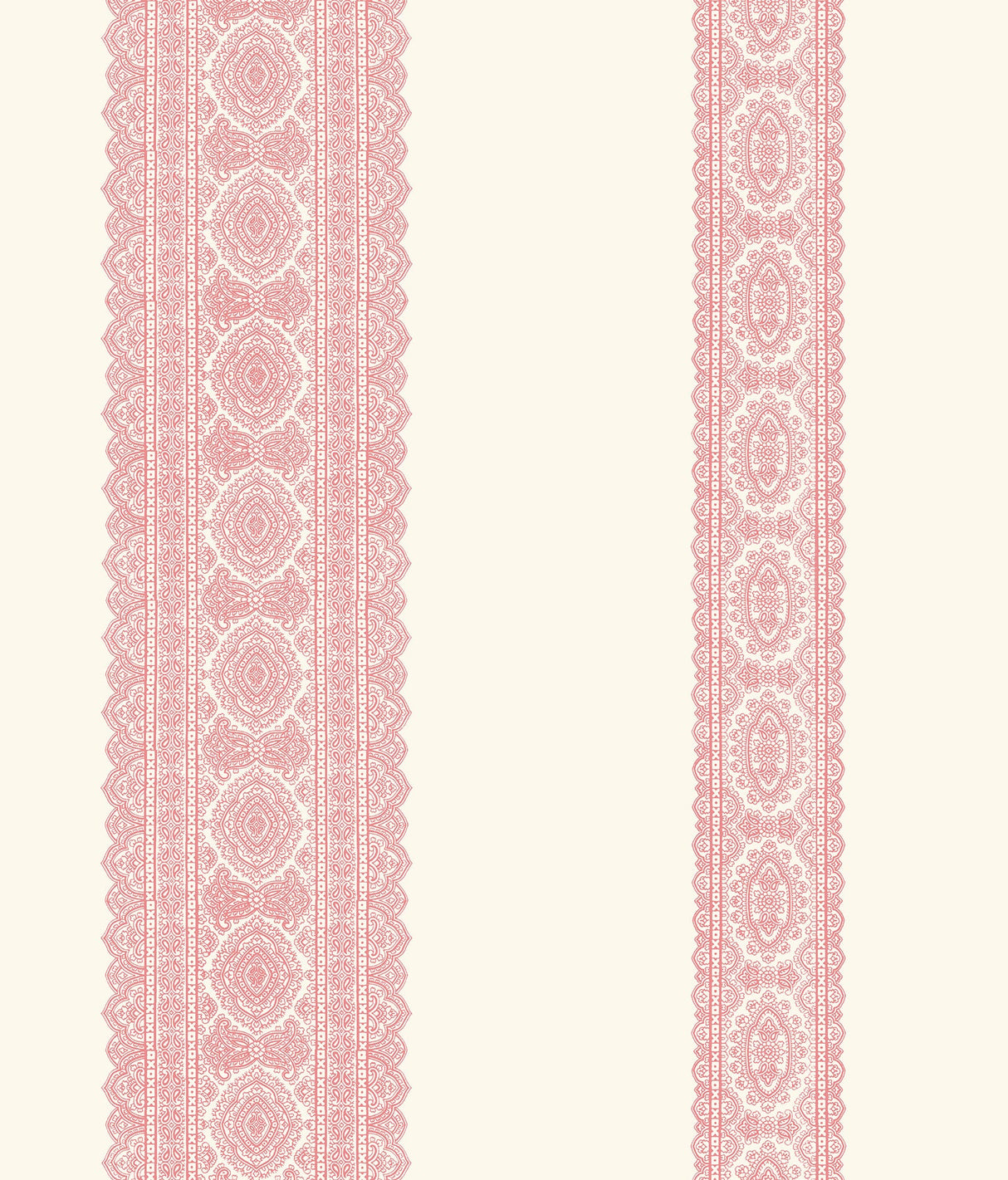 A-Street Prints 1014-001831 Brynn Pink Paisley Stripe Wallpaper