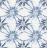 A-Street Prints 1014-001857 Iris Indigo Shibori Wallpaper