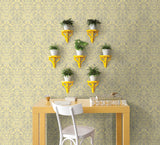 A-Street Prints 1014-001868 Gypsy Yellow Damask Wallpaper