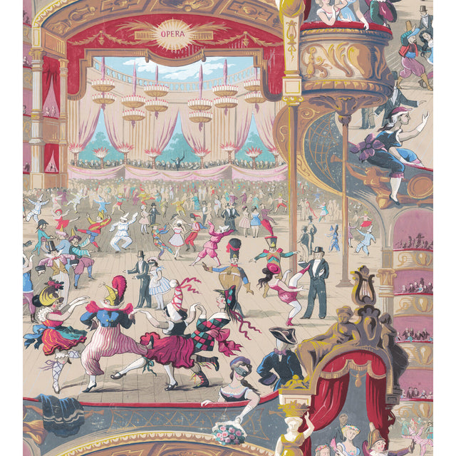 COLE & SON 103/7026.CS.0 CABARET RED & YELLOW Wallpaper - Eade's Wallpaper