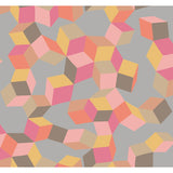COLE & SON 105/2010.CS.0 PUZZLE PINK AND ORANGE Wallpaper - Eade's Wallpaper