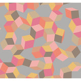 COLE & SON 105/2010.CS.0 PUZZLE PINK AND ORANGE Wallpaper - Eade's Wallpaper