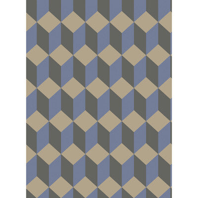 COLE & SON 105/7034.CS.0 DELANO BLUE AND BLACK Wallpaper - Eade's Wallpaper