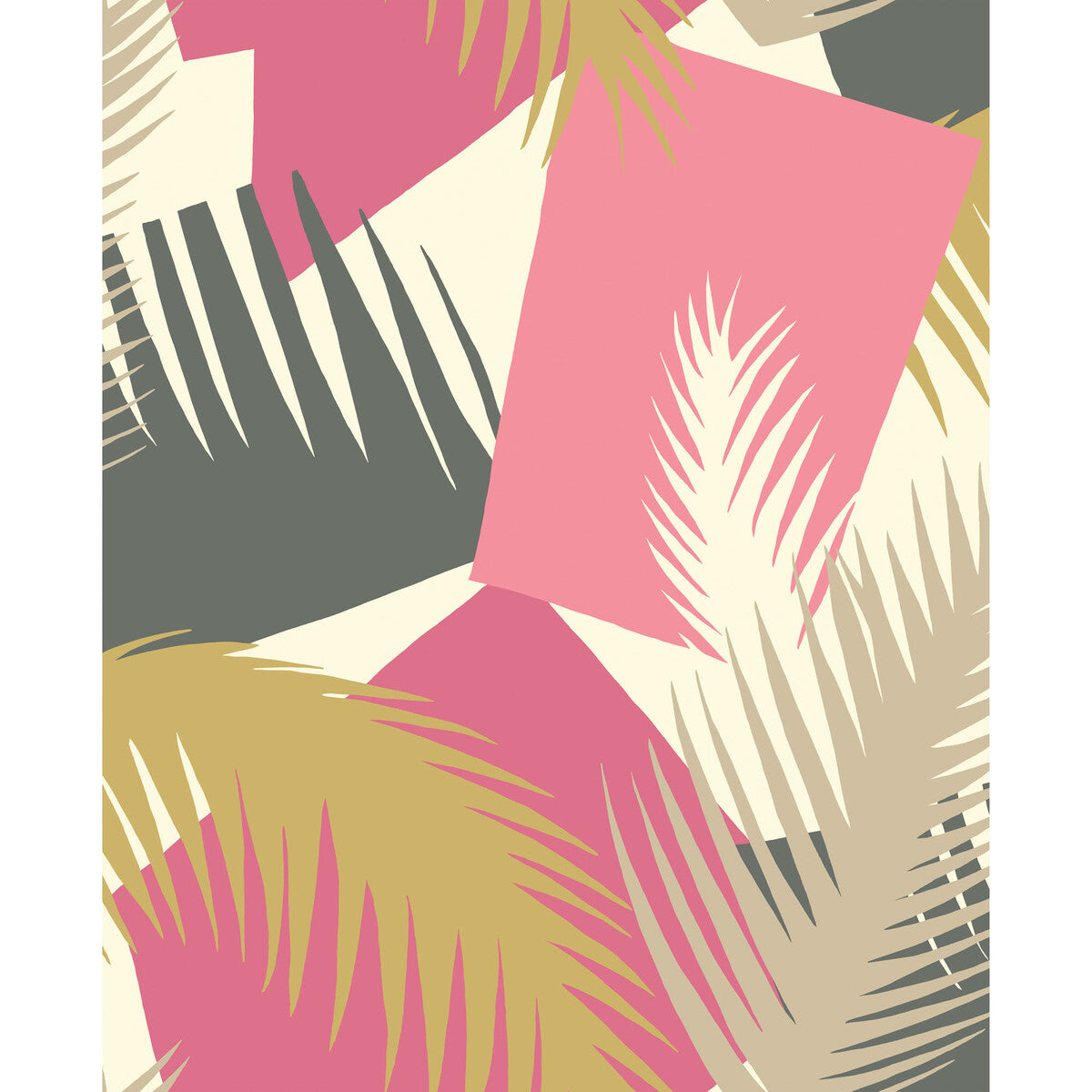 COLE & SON 105/8038.CS.0 DECO PALM PINK Wallpaper - Eade's Wallpaper