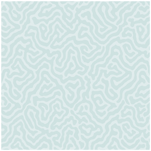 COLE & SON 106/5064.CS.0 CORAL PRINT ROOM BLUE Wallpaper - Eade's Wallpaper