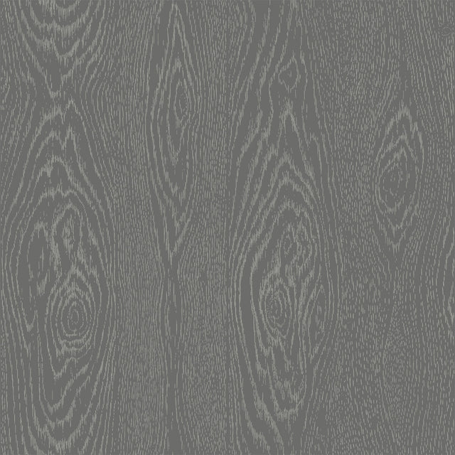 COLE & SON 107/10046.CS.0 WOOD GRAIN BLACK AND SILVER Wallpaper - Eade's Wallpaper