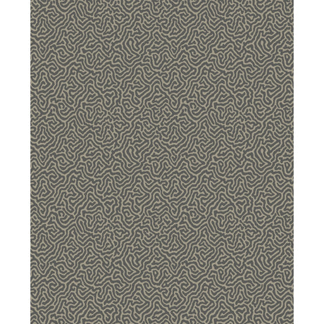 COLE & SON 107/4017.CS.0 VERMICELLI BLACK & LINEN Wallpaper - Eade's Wallpaper