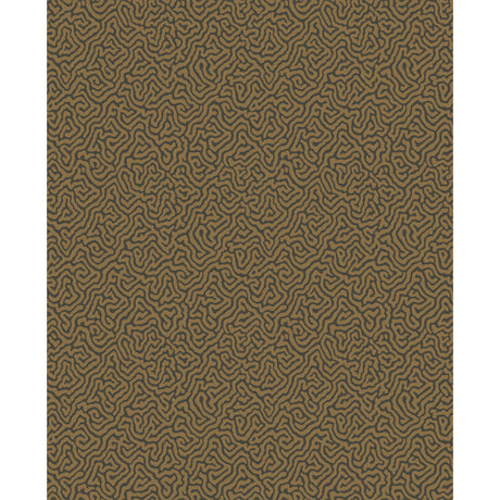 COLE & SON 107/4020.CS.0 VERMICELLI BLACK & BRONZE Wallpaper - Eade's Wallpaper