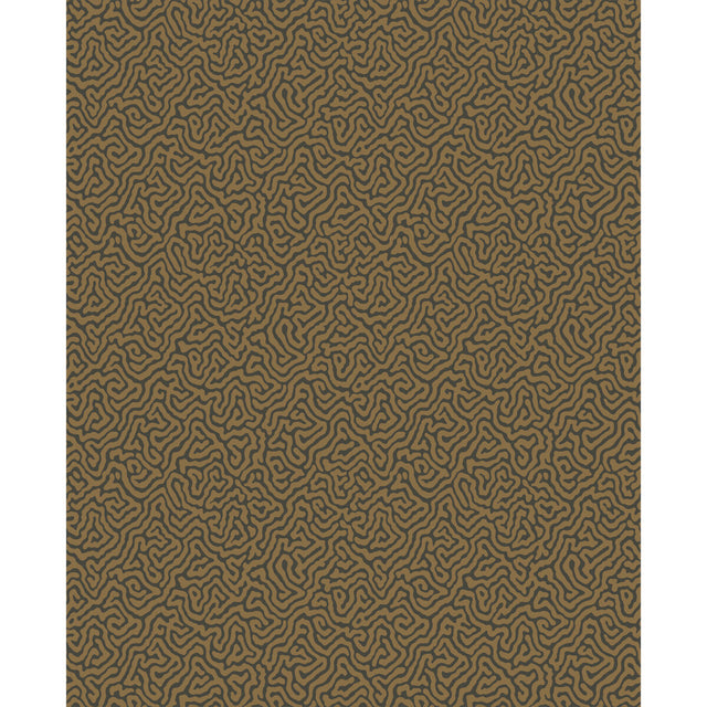 COLE & SON 107/4020.CS.0 VERMICELLI BLACK & BRONZE Wallpaper - Eade's Wallpaper
