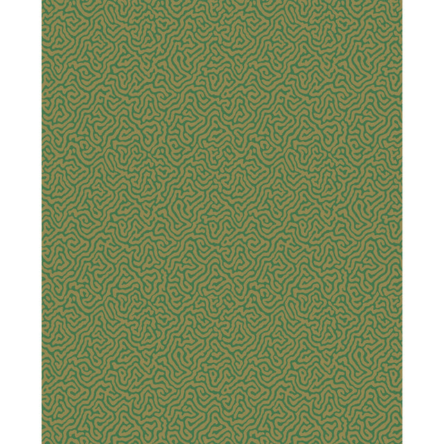 COLE & SON 107/4022.CS.0 VERMICELLI GREEN & GOLD Wallpaper - Eade's Wallpaper