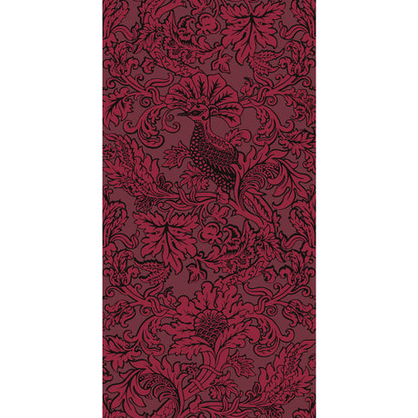 COLE & SON 108/1004.CS.0 BALABINA VELVET RED Wallpaper - Eade's Wallpaper