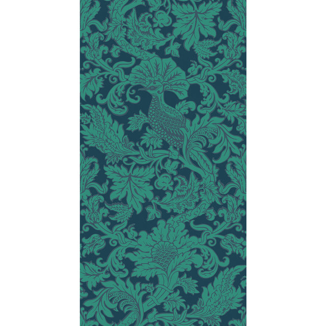 COLE & SON 108/1005.CS.0 BALABINA MIDNIGHT & JADE Wallpaper - Eade's Wallpaper