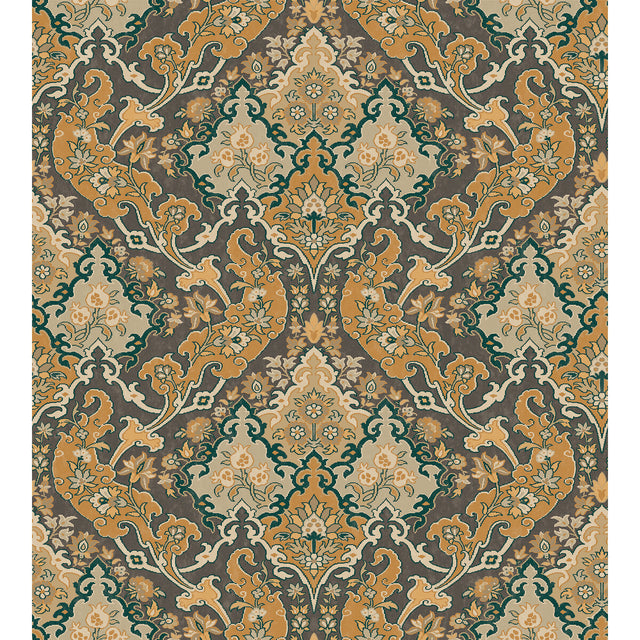 COLE & SON 108/8042.CS.0 PUSHKIN GINGER & CHARCAOL Wallpaper - Eade's Wallpaper