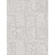 COLE & SON 108/9047.CS.0 BELLINI GREY & WHITE Wallpaper - Eade's Wallpaper