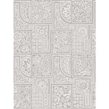 COLE & SON 108/9047.CS.0 BELLINI GREY & WHITE Wallpaper - Eade's Wallpaper