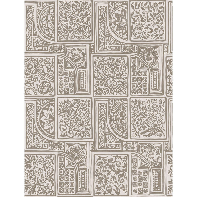 COLE & SON 108/9048.CS.0 BELLINI STONE & GILVER Wallpaper - Eade's Wallpaper