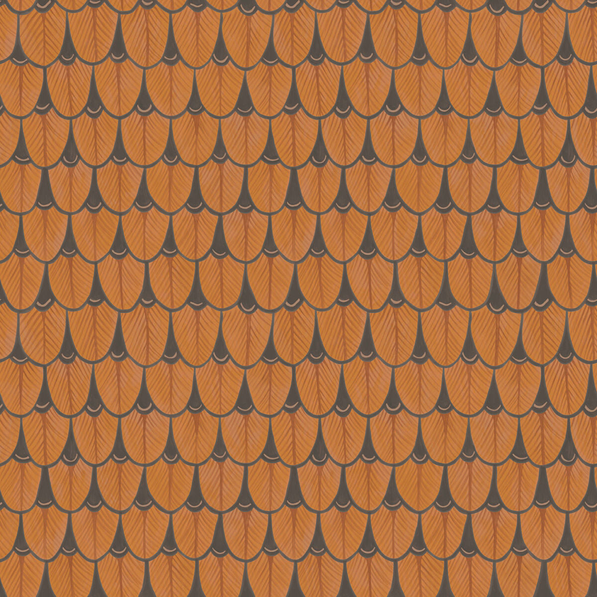 COLE & SON 109/10050.CS.0 NARINA BURNT ORANGE Wallpaper - Eade's Wallpaper