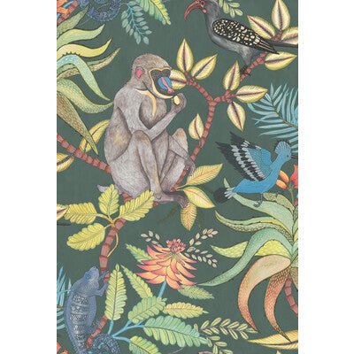 COLE & SON 109/1006.CS.0 SAVUTI DARK PETROL MULTI Wallpaper - Eade's Wallpaper