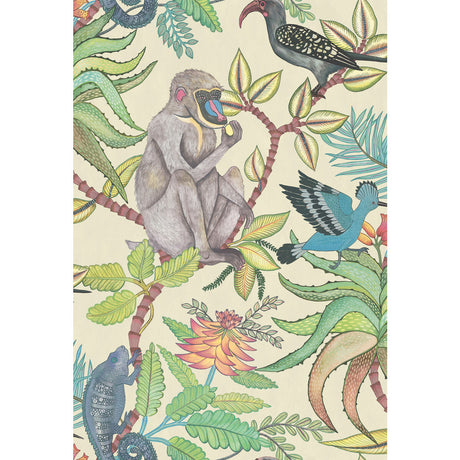COLE & SON 109/1007.CS.0 SAVUTI CREAM MULTI Wallpaper - Eade's Wallpaper
