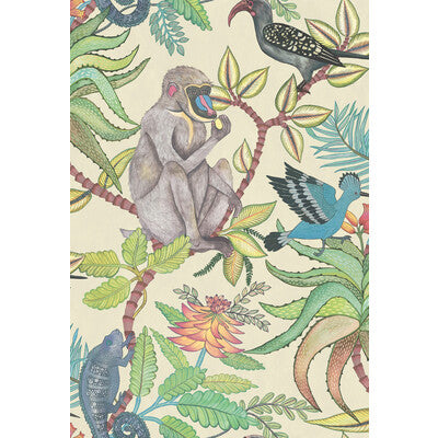 COLE & SON 109/1007.CS.0 SAVUTI CREAM MULTI Wallpaper - Eade's Wallpaper