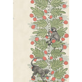 COLE & SON 109/11051.CS.0 ACACIA GREEN & CORAL BERRIES Wallpaper - Eade's Wallpaper