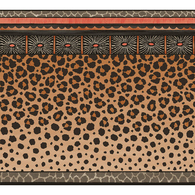 COLE & SON 109/13060.CS.0 ZULU BORDER RED & BROWN Wallpaper - Eade's Wallpaper