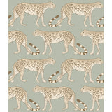 COLE & SON 109/2009.CS.0 LEOPARD WALK OLIVE & WHITE Wallpaper - Eade's Wallpaper