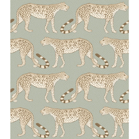 COLE & SON 109/2009.CS.0 LEOPARD WALK OLIVE & WHITE Wallpaper - Eade's Wallpaper