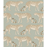 COLE & SON 109/2009.CS.0 LEOPARD WALK OLIVE & WHITE Wallpaper - Eade's Wallpaper