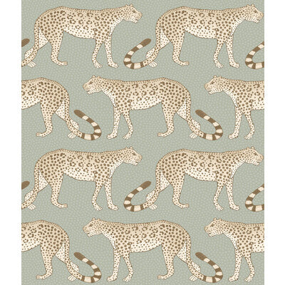 COLE & SON 109/2009.CS.0 LEOPARD WALK OLIVE & WHITE Wallpaper - Eade's Wallpaper