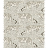 COLE & SON 109/2011.CS.0 LEOPARD WALK BLACK & WHITE Wallpaper - Eade's Wallpaper