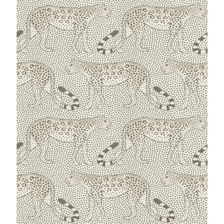 COLE & SON 109/2011.CS.0 LEOPARD WALK BLACK & WHITE Wallpaper - Eade's Wallpaper