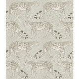 COLE & SON 109/2011.CS.0 LEOPARD WALK BLACK & WHITE Wallpaper - Eade's Wallpaper