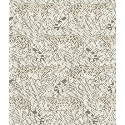 COLE & SON 109/2011.CS.0 LEOPARD WALK BLACK & WHITE Wallpaper - Eade's Wallpaper