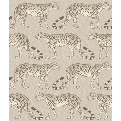 COLE & SON 109/2012.CS.0 LEOPARD WALK STONE  Wallpaper - Eade's Wallpaper