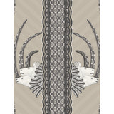 COLE & SON 109/3013.CS.0 JABU LINEN & BLACK Wallpaper - Eade's Wallpaper