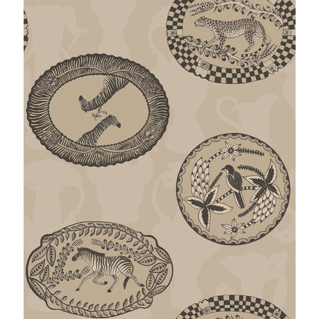 COLE & SON 109/4020.CS.0 MATRINAH STONE & GILVER Wallpaper - Eade's Wallpaper