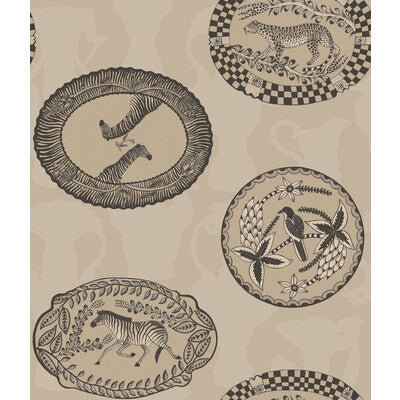 COLE & SON 109/4020.CS.0 MATRINAH STONE & GILVER Wallpaper - Eade's Wallpaper
