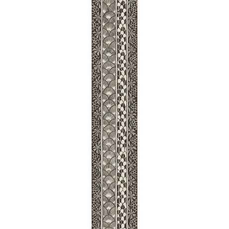 COLE & SON 109/5025.CS.0 ARDMORE BORDER BLACK & WHITE Wallpaper - Eade's Wallpaper