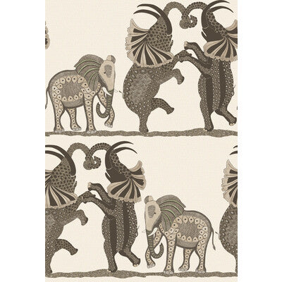 COLE & SON 109/8036.CS.0 SAFARI DANCE NEUTRAL & CHARCOAL Wallpaper - Eade's Wallpaper