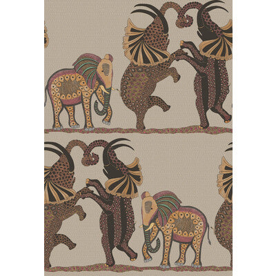 COLE & SON 109/8038.CS.0 SAFARI DANCE RED & LINEN Wallpaper - Eade's Wallpaper