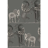 COLE & SON 109/8039.CS.0 SAFARI DANCE CHARCOAL BLACK & WHITE Wallpaper - Eade's Wallpaper