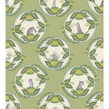 COLE & SON 109/9042.CS.0 ARDMORE CAMEOS GREEN Wallpaper - Eade's Wallpaper