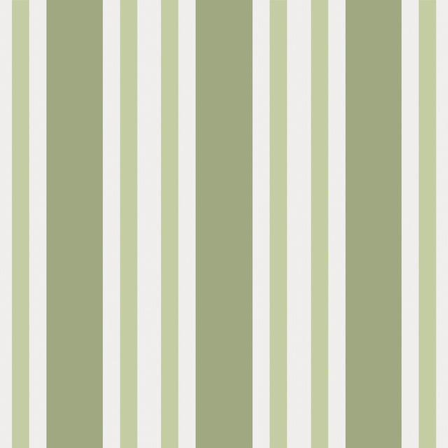 COLE & SON 110/1003.CS.0 POLO STRIPE LEAF GREEN Wallpaper - Eade's Wallpaper