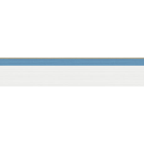 COLE & SON 110/10048.CS.0 JASPE BORDER WHITE BLUE/GOLD Wallpaper - Eade's Wallpaper