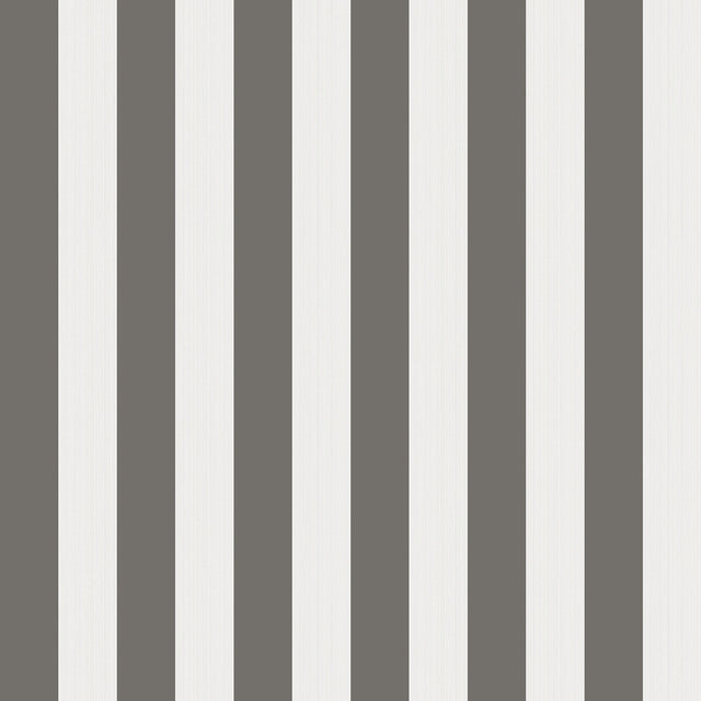 COLE & SON 110/3016.CS.0 REGATTA STRIPE BLACK/WHITE/LINEN Wallpaper - Eade's Wallpaper