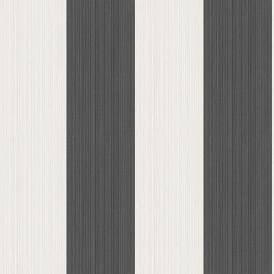 COLE & SON 110/4025.CS.0 JASPE STRIPE BLACK + WHITE Wallpaper - Eade's Wallpaper