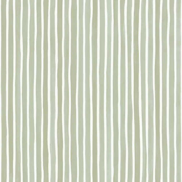 COLE & SON 110/5030.CS.0 CROQUET STRIPE OLIVE Wallpaper - Eade's Wallpaper